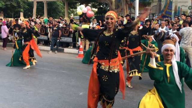 17 عرضا فنيا ضمن مهرجان الإسماعيلية للفنون الشعبية اليوم