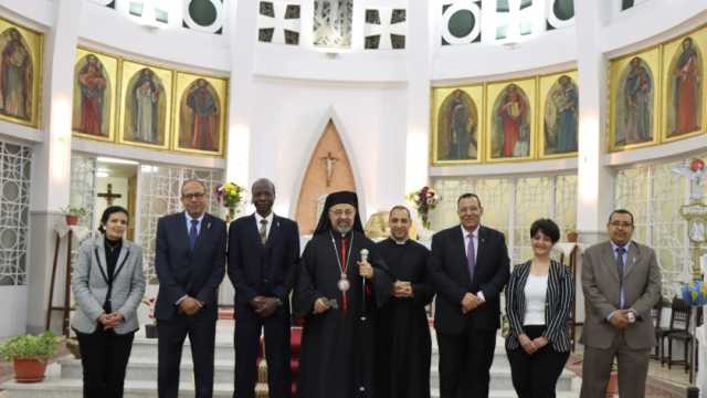 بطريرك الأقباط الكاثوليك يستقبل وفد مجلس الأساقفة الكاثوليك بفرنسا