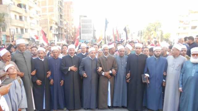 «أزهرية سوهاج» تنظم وقفة تضامنية مع فلسطين في 720 معهدا بطابور الصباح اليوم