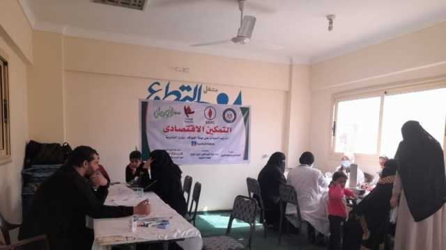 جامعة الإسكندرية تنظم قافلة طبية شاملة بقرية الوادي في كينج مريوط