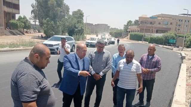 نائب محافظ الجيزة يتابع مشروعات أبوالنمرس الجديدة