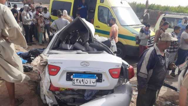 التصريح بدفن جثث 4 أشخاص من عائلة واحدة لقوا مصرعهم في حادث بالقليوبية