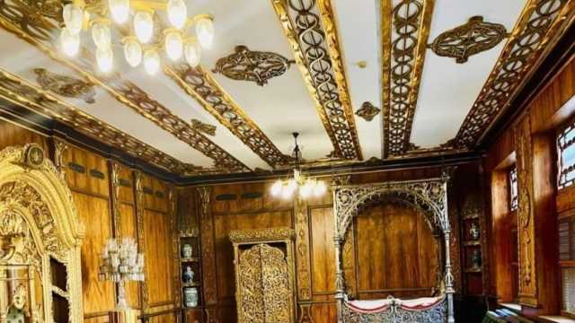 مرصع بالياقوت والزبرجد.. معلومات عن السرير الفضي في قصر الأمير محمد علي