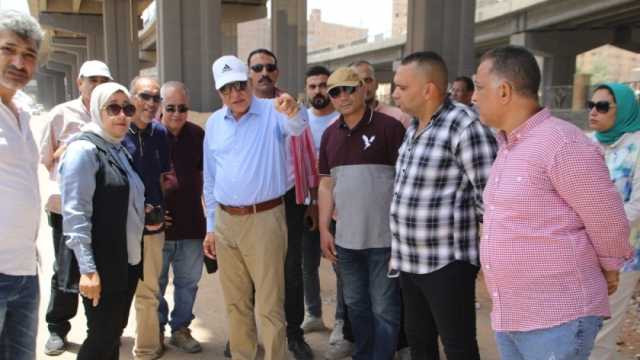 محافظ الجيزة يتابع أعمال تطوير الطرق المحيطة بالمتحف المصري الكبير