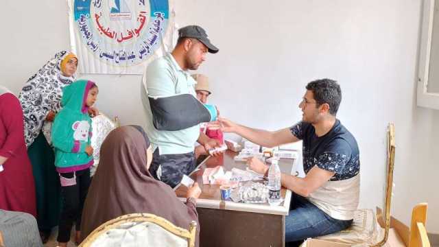 جامعة كفر الشيخ تطلق قافلة طبية لقرية الخريجين 5 ضمن «حياة كريمة»