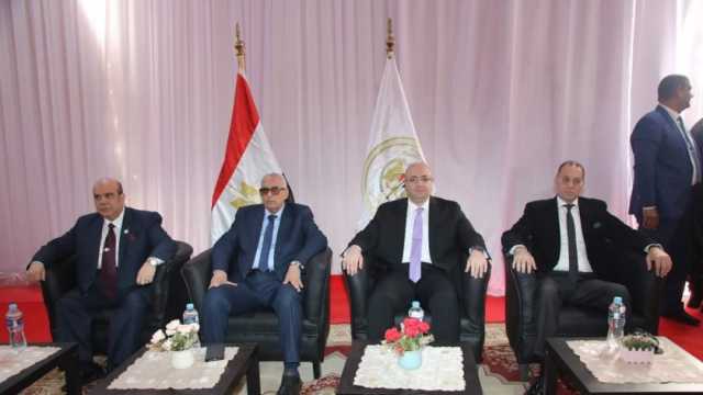 محافظ بني سويف ومساعد وزير العدل يفتتحان مبنى مجمع محاكم ببا