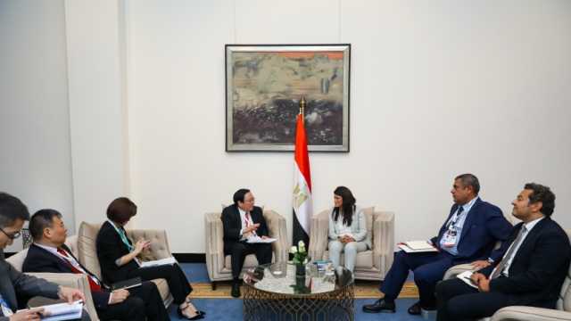وزيرة التعاون الدولي تناقش مع بنك التصدير الصيني تعزيز العلاقات مع مصر