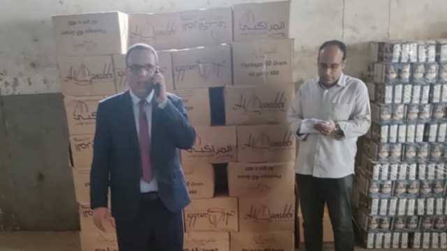 ضبط 2 طن سكر مجهول المصدر في مصنع بالإسكندرية