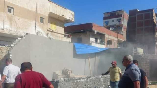 إزالة فورية لأعمال البناء المخالف بنطاق حي العامرية أول بالإسكندرية 