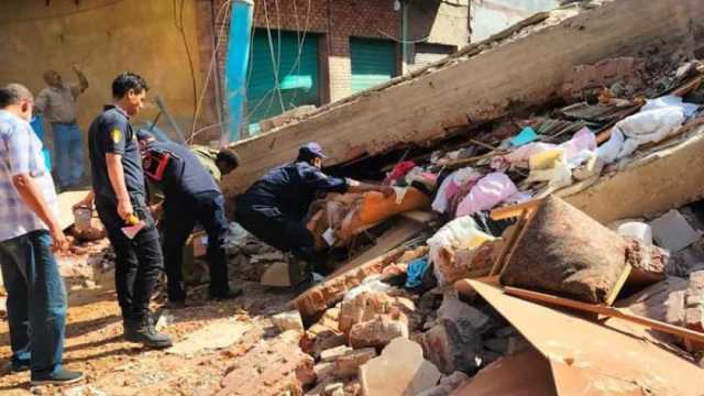 مصرع شخص وإصابة آخرين في انهيار عقار بالإسماعيلية