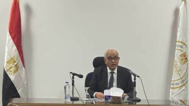 وزير التعليم: جميع امتحانات الثانوية العامة 2024 من بنك الأسئلة