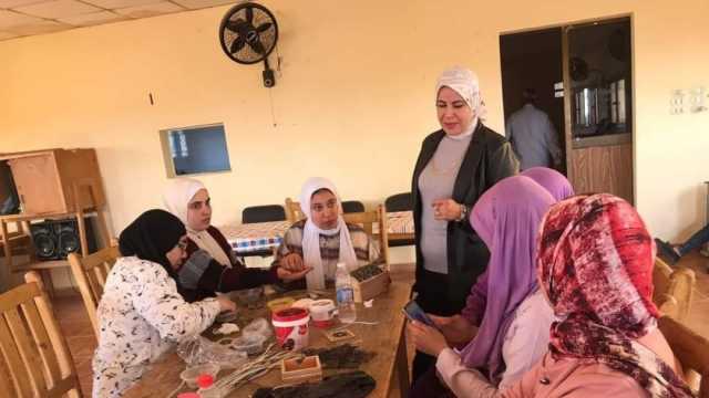 «رياضة كفر الشيخ» تدرب الفتيات على الحرف اليدوية لتوفير فرص عمل