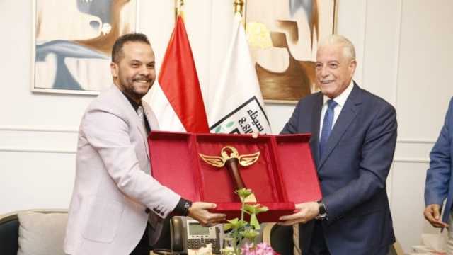 محافظ جنوب سيناء يستقبل نجوم وضيوف مهرجان شرم الشيخ الدولي للمسرح