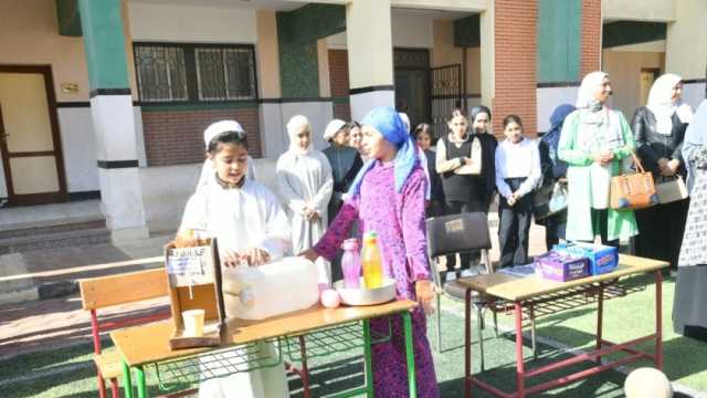 افتتاح معرض زفتى التعليمي لأنشطة مشروع «صحتهم مستقبلهم»