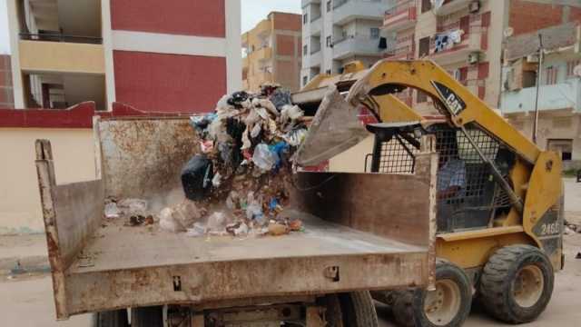 رفع 142 ألف طن مخلفات صلبة في حملات مكبرة بمراكز الدقهلية