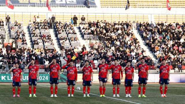جيمتشون سانجمو ينتزع صدارة الدوري الكوري الجنوبي من أولسان