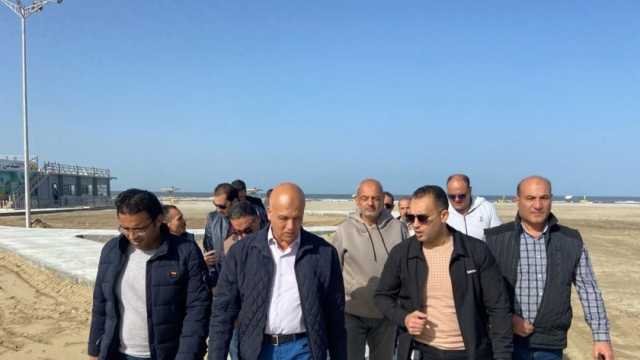 مسئولو الإسكان يتابعون المشروعات الجاري تنفيذها في مدينة دمياط الجديدة