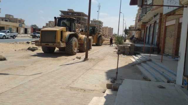رفع نصف طن قمامة من شوارع الشيخ زويد بالعريش
