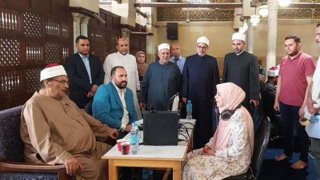 رئيس جامعة الأزهر يتابع اختبارات مسابقة بنك فيصل لحفظ القرآن الكريم