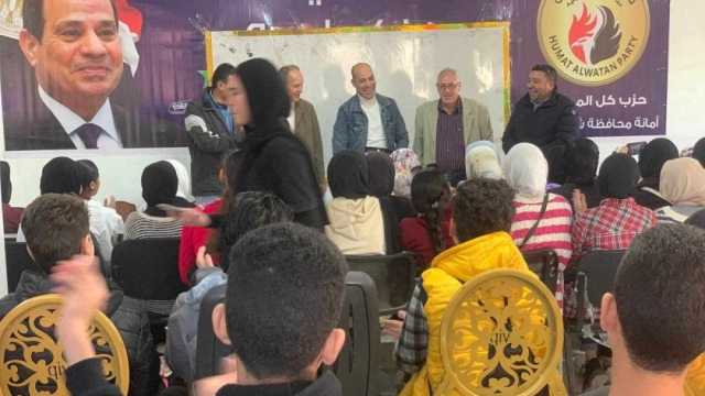 «حماة الوطن» بالعريش: حصص تعليمية وكشف بصري مجانا للطلاب