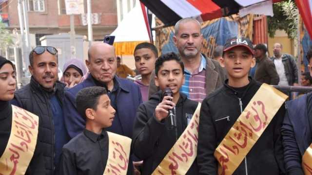 إنشاد ديني في محيط لجان انتخابات الرئاسة بالقليوبية.. «تواشيح وابتهالات»