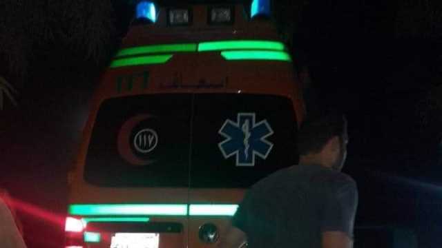 إصابة شخصين في انقلاب دراجة نارية بالطريق الزراعي بالبحيرة