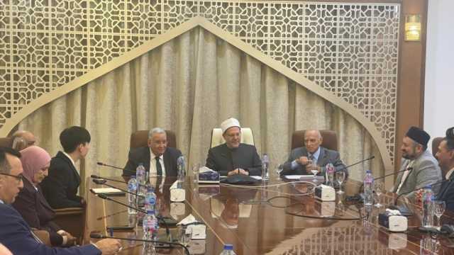 مفتي الجمهورية يستقبل وفدا أوزبكيا لدعم التعاون بين البلدين