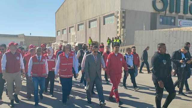 رئيس الاتحاد الدولي للصليب الأحمر تزور معبر رفح وتتفقد المساعد