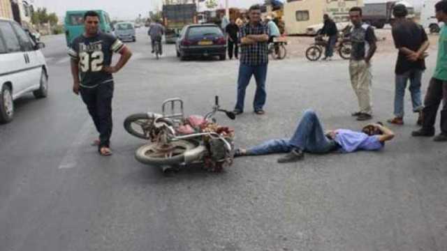إصابة 4 أشخاص بينهم طفل في 3 حوادث سير متفرقة بالفيوم