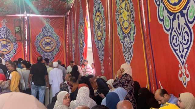 توافد المواطنين على مكاتب الشهر العقاري بالدقهلية لدعم الرئيس السيسي