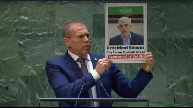 يحيى السنوار حاضرا في جلسة تصويت الأمم المتحدة على عضوية فلسطين