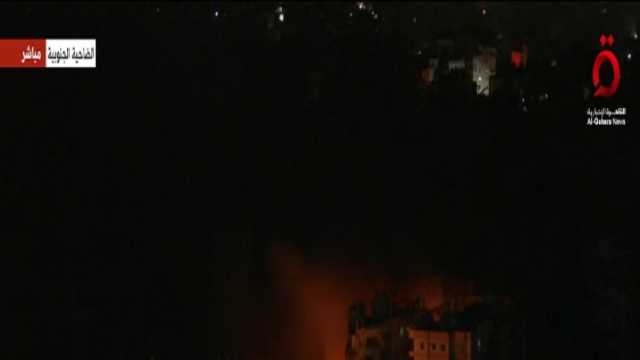الاحتلال الإسرائيلي يشن غارة جديدة على الضاحية الجنوبية لبيروت