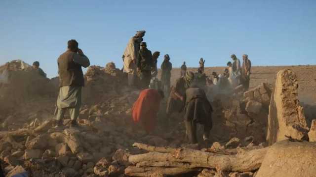 ارتفاع عدد قتلى زلزال أفغانستان إلى 500 شخص
