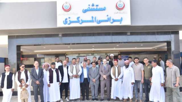 محافظ مطروح يفتتح مدرستين ووحدة غسيل كلوي في مدينة سيدي براني