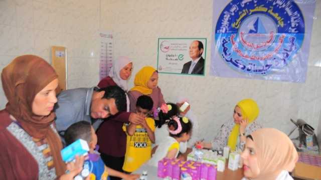 3 قوافل لجامعة كفر الشيخ ضمن حياة كريمة في مطوبس.. تفاصيل