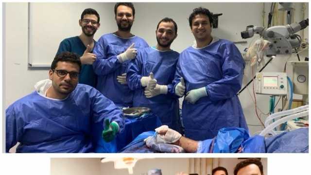 فريق طبي بجامعة المنوفية ينجح في إعادة يد مبتورة بالكامل للحركة