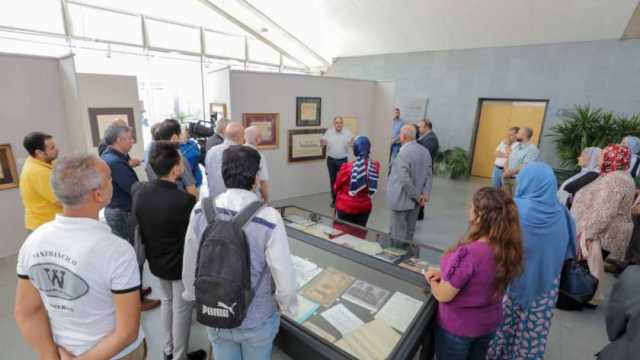 مكتبة الإسكندرية تفتتح معرضا لشيخ الخطاطين محمود إبراهيم سلامة