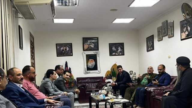 حملة المرشح عبدالفتاح السيسي تزور مطرانية الأقباط الأرثوذكس بالإسماعيلية