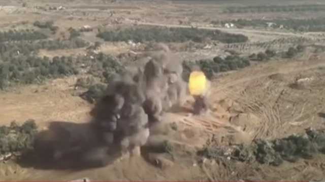 تحليق للطيران الإسرائيلي وانتشار للآليات العسكرية برفح الفلسطينية