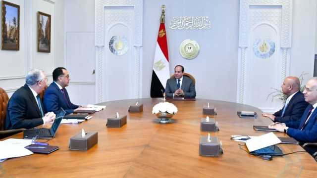 السيسي يوجّه الحكومة باستمرار تطوير البحيرات لزيادة الاستفاد من الثروة السمكية