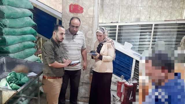 ضبط 7 أطنان أسمدة زراعية مدعمة محظور تداولها داخل مخزن بكفر الدوار
