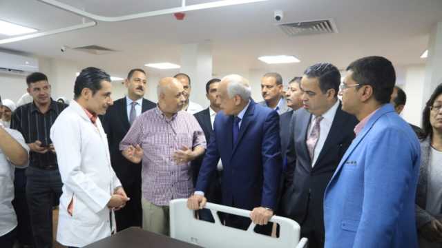 محافظ الجيزة يفتتح وحدة عناية مركزة في مستشفى أبو النمرس المركزي