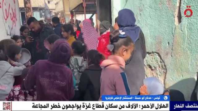 «أونروا»: الأمن الغذائي في غزة وصل إلى مستويات كارثية