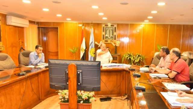 محافظ أسيوط يناقش نسب تنفيذ المشروعات القومية