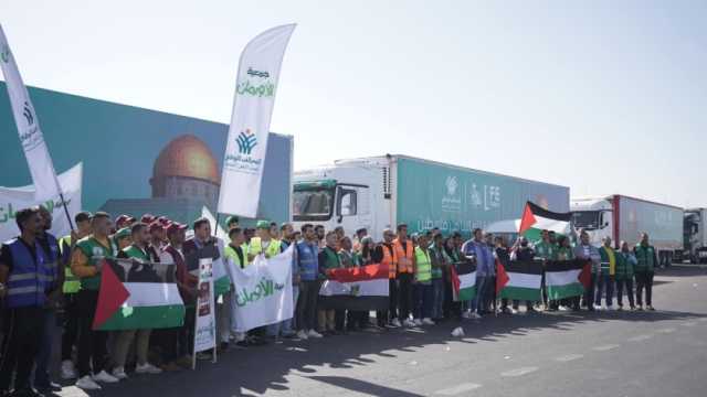التحالف الوطني يرسل قاطرة محملة بـ500 طن مواد غذائية إلى معبر رفح استعدادا لدخول غزة