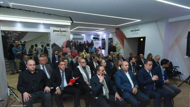 هاني العتال ممثلا لـ«حماة الوطن» في لقاء «حملة السيسي الانتخابية» بالجالية الفلسطينية