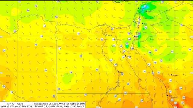 هيئة الأرصاد الجوية تكشف عن حالة الطقس غدا.. انخفاض في درجات الحرارة