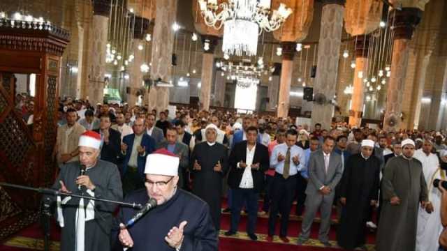 وزير الأوقاف يلقي خطبة الجمعة بمسجد أبو العباس المرسي عن أخلاق النبي محمد