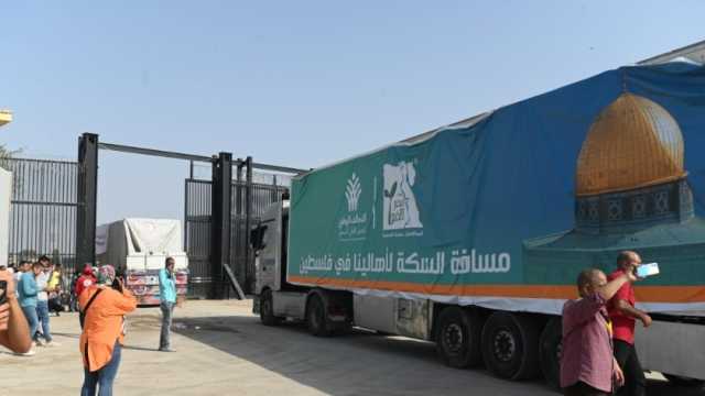التحالف الوطني: مستلزمات طبية وأدوية بالعبور الثاني للمساعدات المصرية لأهالينا في غزة