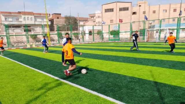 إطلاق مسابقة خماسي كرة القدم بمركز شباب بيلا بكفر الشيخ